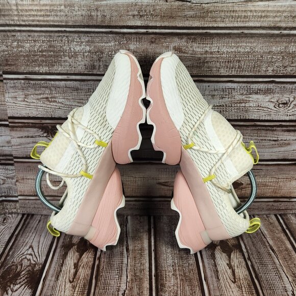 SOREL Women's 8.5 Kinetic Impact Lace Sneakers Shoe White/Eraser Pink NL4694-101 - Picture 5 of 10